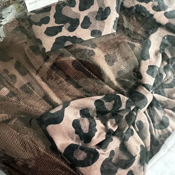 #Babylife 3 piece outfit leopard print onesie skirt headband - Picture 8 of 8